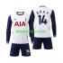 Equipación completa Niño Tottenham Spurs Gray 14 Camiseta de local 2024-2025 Manga Larga