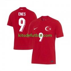 Turquía Enes Unal 9 Euro 2024 Hombre Camiseta de visitante Manga Corta
