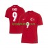 Turquía Enes Unal 9 Euro 2024 Hombre Camiseta de visitante Manga Corta