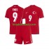 Equipación completa Niño Turquía Enes Unal 9 Euro 2024 Camiseta de visitante Manga Corta