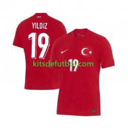 Turquía Kenan Yıldız 19 Euro 2024 Hombre Camiseta de visitante Manga Corta