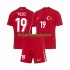 Equipación completa Niño Turquía Kenan Yıldız 19 Euro 2024 Camiseta de visitante Manga Corta