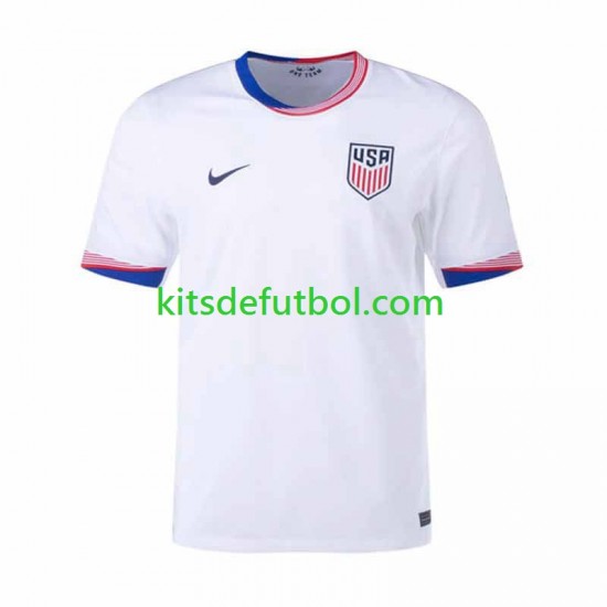 Estados Unidos 2024 Hombre Camiseta de local Manga Corta