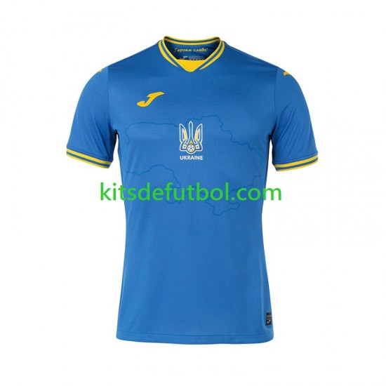 Ucrania Euro 2024 Hombre Camiseta de visitante Manga Corta