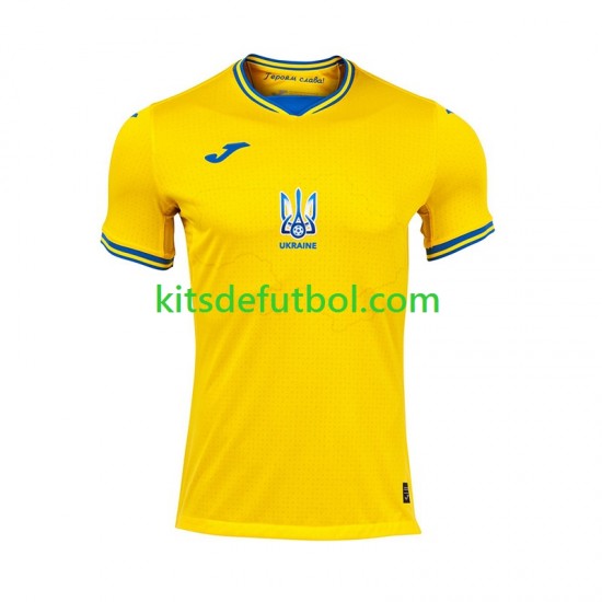 Ucrania Euro 2024 Hombre Camiseta de local Manga Corta