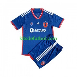 Equipación completa Niño Universidad de Chile 2023 Camiseta de local Manga Corta