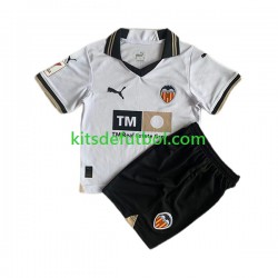 Equipación completa Niño Valencia CF Camiseta de local 2023-2024 Manga Corta