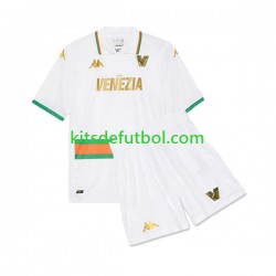 Equipación completa Niño Venezia Camiseta de visitante 2023-2024 Manga Corta