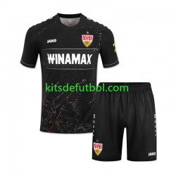 Equipación completa Niño VfB Stuttgart Camiseta alternativa 2024-2025 Manga Corta