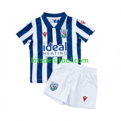 Equipación completa Niño West Bromwich Albion Camiseta de local 2024-2025 Manga Corta