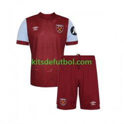 Equipación completa Niño West Ham United Camiseta de local 2023-2024 Manga Corta