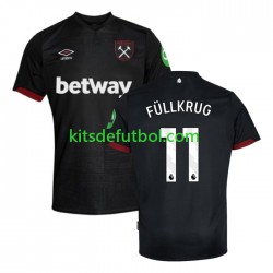 West Ham United FULLKRUG 11 Hombre Camiseta de visitante 2024-2025 Manga Corta