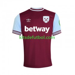 West Ham United Hombre Camiseta de local 2024-2025 Manga Corta
