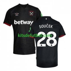 West Ham United SOUCEK 28 Hombre Camiseta de visitante 2024-2025 Manga Corta