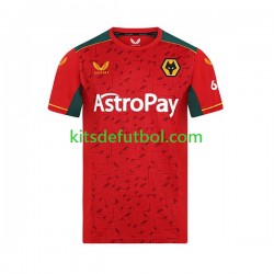 Wolverhampton Wanderers Hombre Camiseta de visitante 2023-2024 Manga Corta