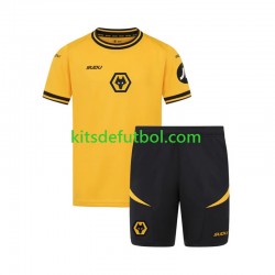Equipación completa Niño Wolverhampton Wanderers Camiseta de local 2024-2025 Manga Corta