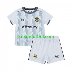 Equipación completa Niño Wolverhampton Wanderers Camiseta alternativa 2023-2024 Manga Corta