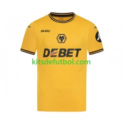 Wolverhampton Wanderers Hombre Camiseta de local 2024-2025 Manga Corta