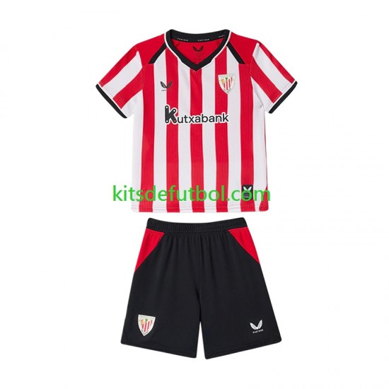Equipación completa Niño Athletic Bilbao Camiseta de local 2026-2027 Manga Corta