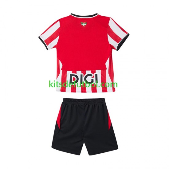 Equipación completa Niño Athletic Bilbao Camiseta de local 2026-2027 Manga Corta