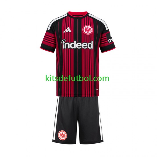 Equipación completa Niño Eintracht Frankfurt Camiseta de local 2026-2027 Manga Corta