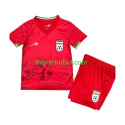 Equipación completa Niño Irán 2026 Camiseta de visitante Manga Corta