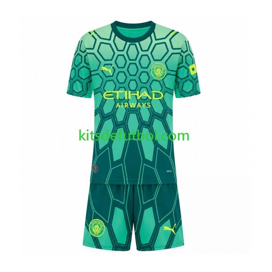 Equipación completa Niño Manchester City Portero Camiseta de local 2026-2027 Manga Corta