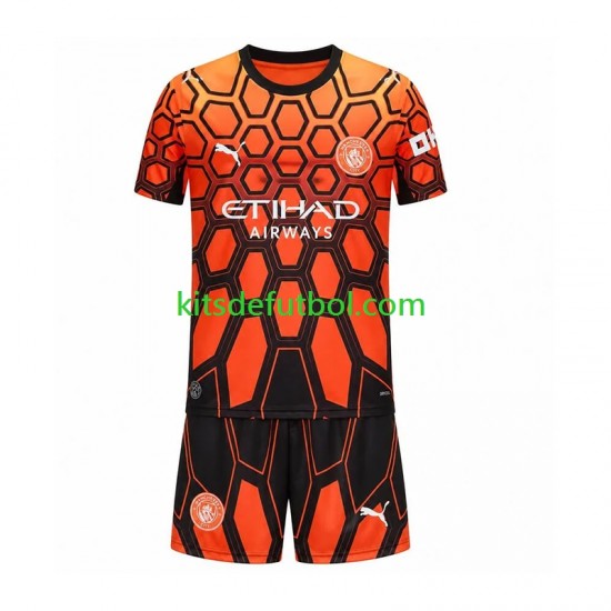Equipación completa Niño Manchester City Portero Camiseta alternativa 2026-2027 Manga Corta