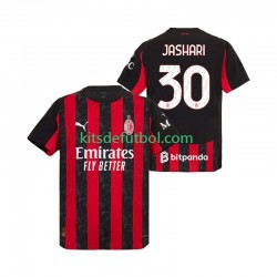 AC Milan Ardon Jashari 30 Hombre Camiseta de local 2025-2026 Manga Corta