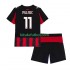 Equipación completa Niño AC Milan Christian Pulisic 11 Camiseta de local 2025-2026 Manga Corta