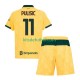 Equipación completa Niño AC Milan Christian Pulisic 11 Camiseta alternativa 2025-2026 Manga Corta