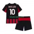 Equipación completa Niño AC Milan Rafael Leao 10 Camiseta de local 2025-2026 Manga Corta