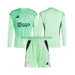 Equipación completa Niño AFC Ajax Portero Camiseta de local 2025-2026 Manga Larga