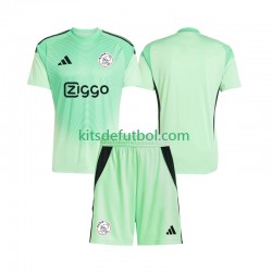 Equipación completa Niño AFC Ajax Portero Camiseta de local 2025-2026 Manga Corta