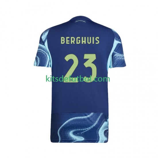 AFC Ajax Steven Berghuis 23 Hombre Camiseta de visitante 2025-2026 Manga Corta