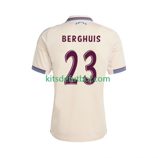 AFC Ajax Steven Berghuis 23 Hombre Camiseta alternativa 2025-2026 Manga Corta