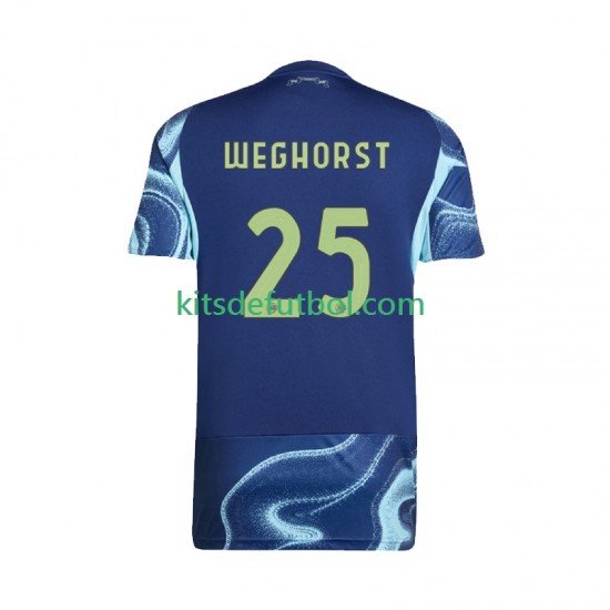 AFC Ajax Wout Weghorst 25 Hombre Camiseta de visitante 2025-2026 Manga Corta