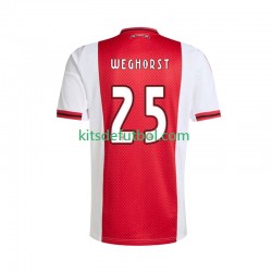 AFC Ajax Wout Weghorst 25 Hombre Camiseta de local 2025-2026 Manga Corta