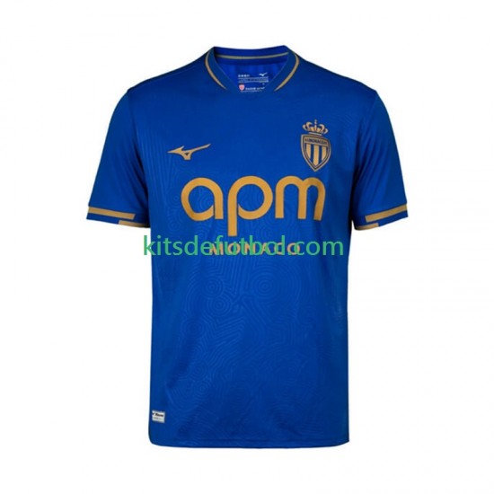 AS Monaco Hombre Camiseta de visitante 2025-2026 Manga Corta