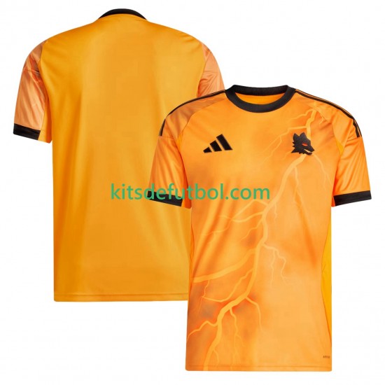 AS Roma Hombre Camiseta de visitante 2025-2026 Manga Corta