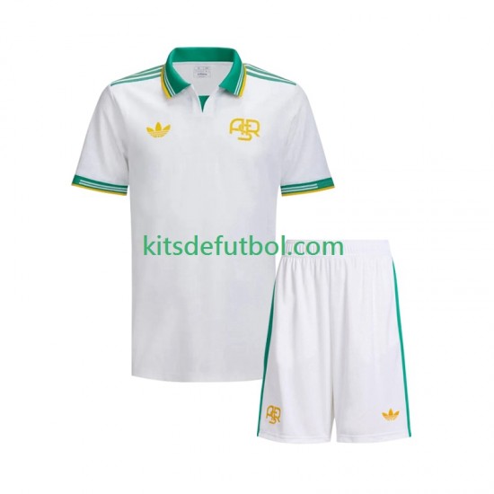 Equipación completa Niño AS Roma Camiseta alternativa 2025-2026 Manga Corta