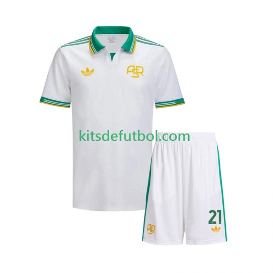 Equipación completa Niño AS Roma Dybala 21 Camiseta alternativa 2025-2026 Manga Corta