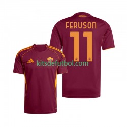 AS Roma Evan Ferguson 11 Hombre Camiseta de local 2025-2026 Manga Corta