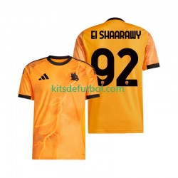AS Roma Stephan El Shaarawy 92 Hombre Camiseta de visitante 2025-2026 Manga Corta