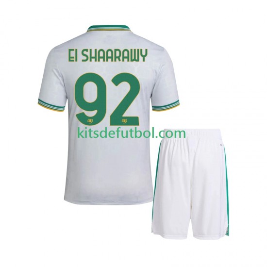 Equipación completa Niño AS Roma Stephan El Shaarawy 92 Camiseta alternativa 2025-2026 Manga Corta