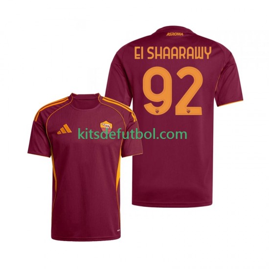 AS Roma Stephan El Shaarawy 92 Hombre Camiseta de local 2025-2026 Manga Corta