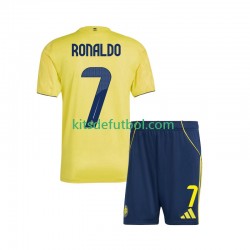 Equipación completa Niño Al Nassr Cristiano Ronaldo 7 Camiseta de local 2025-2026 Manga Corta