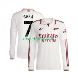 Arsenal Bukayo Saka 7 Hombre Camiseta alternativa 2025-2026 Manga Larga