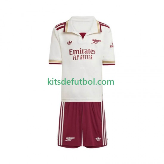 Equipación completa Niño Arsenal Camiseta alternativa 2025-2026 Manga Corta
