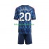 Equipación completa Niño Arsenal Noni Madueke 20 Camiseta de visitante 2025-2026 Manga Corta